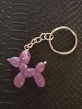 Porte clef petit chien ballon