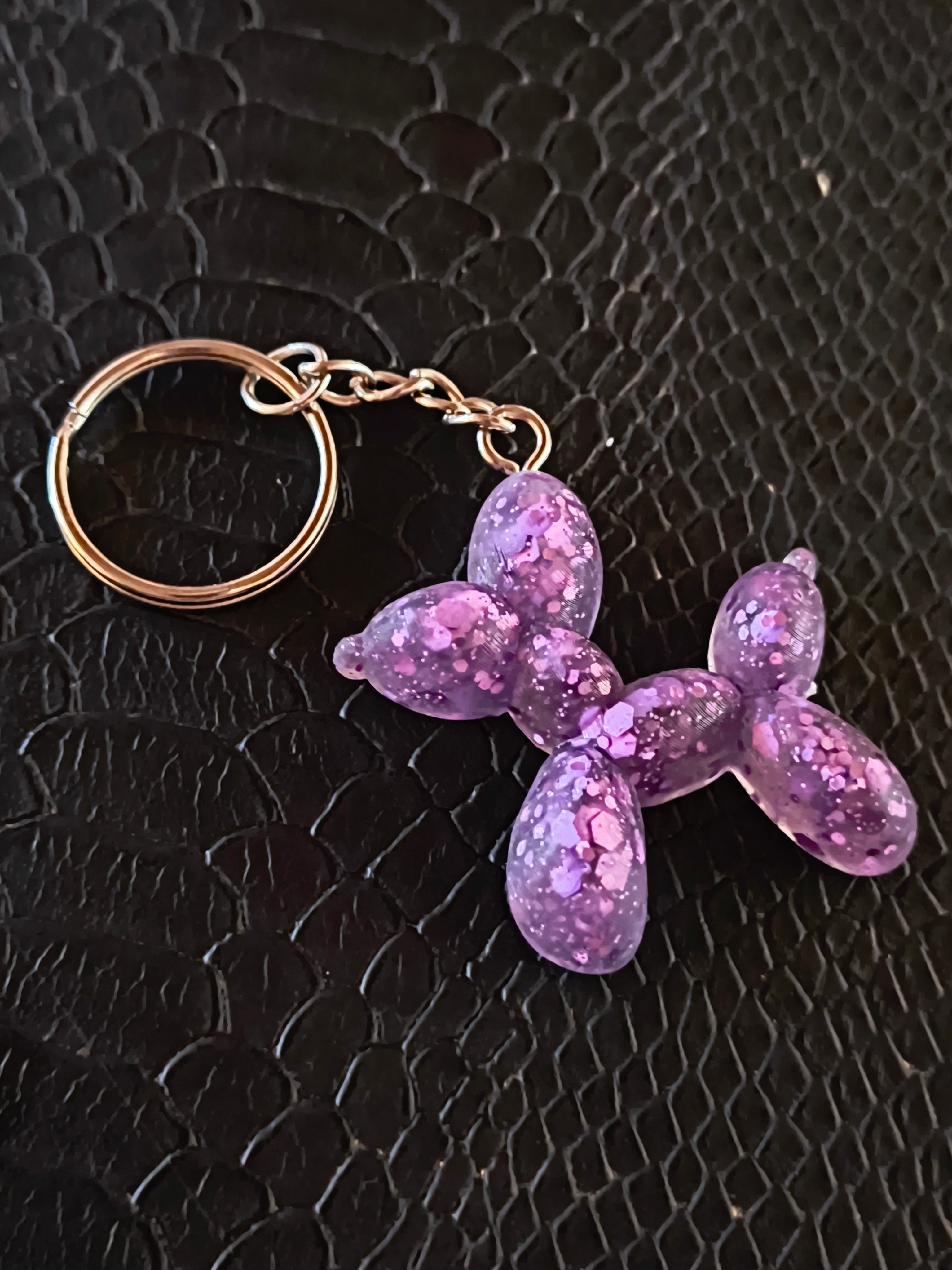 Porte clef chien ballon
