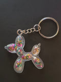 Porte clef chien ballon