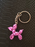 Porte clef petit chien ballon