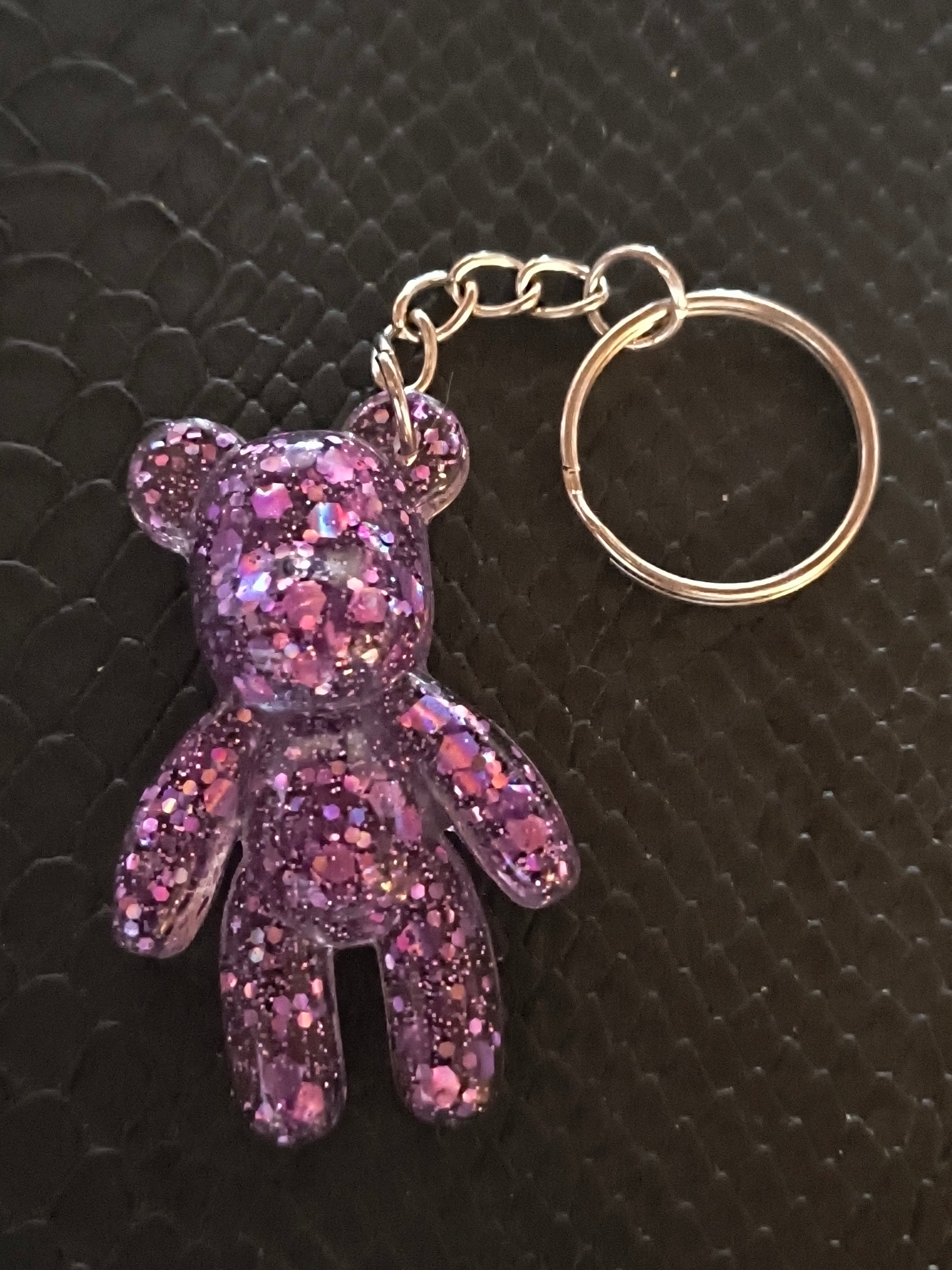 Porte clef ourson plat