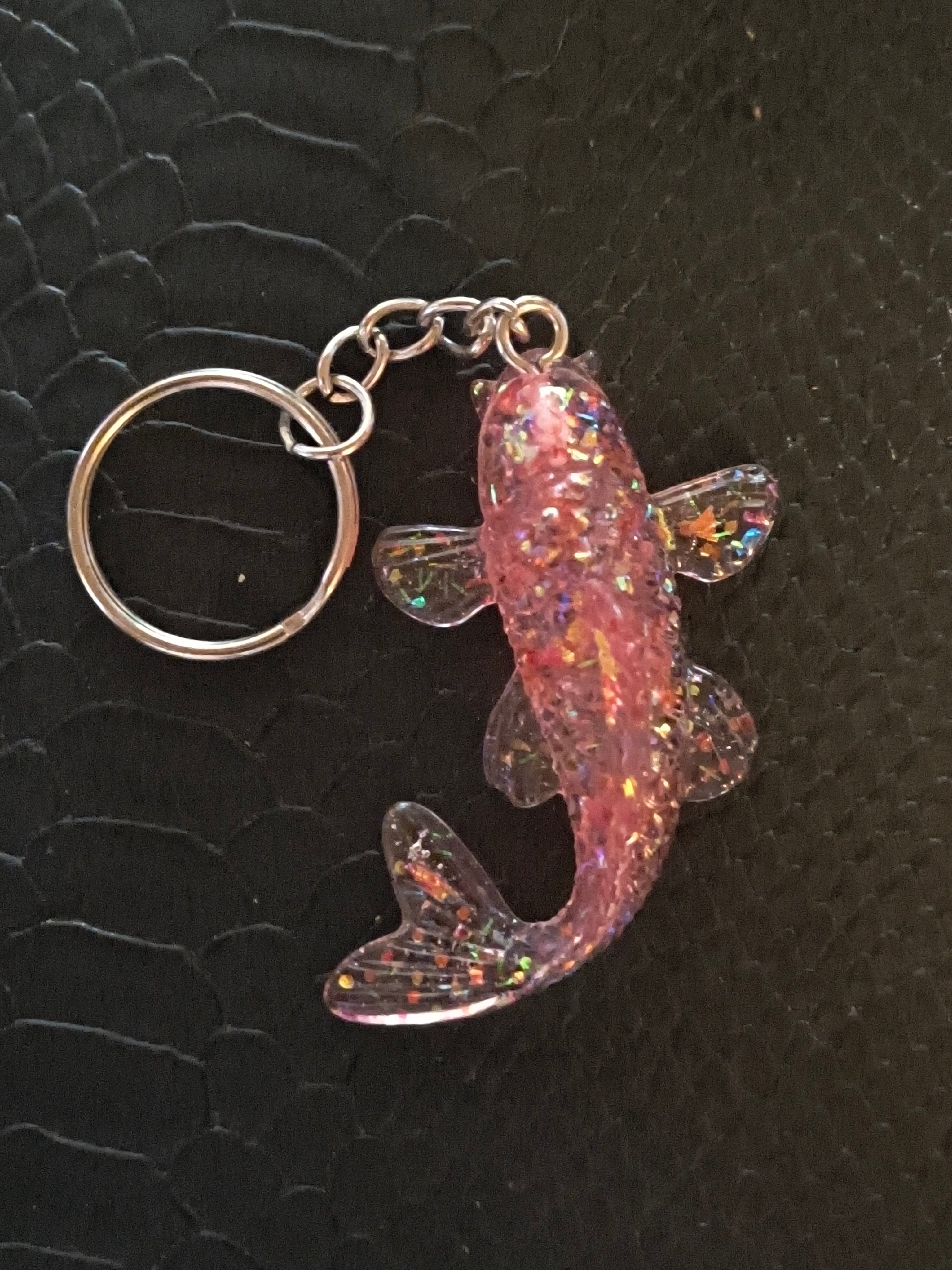 Porte clef carpe koi