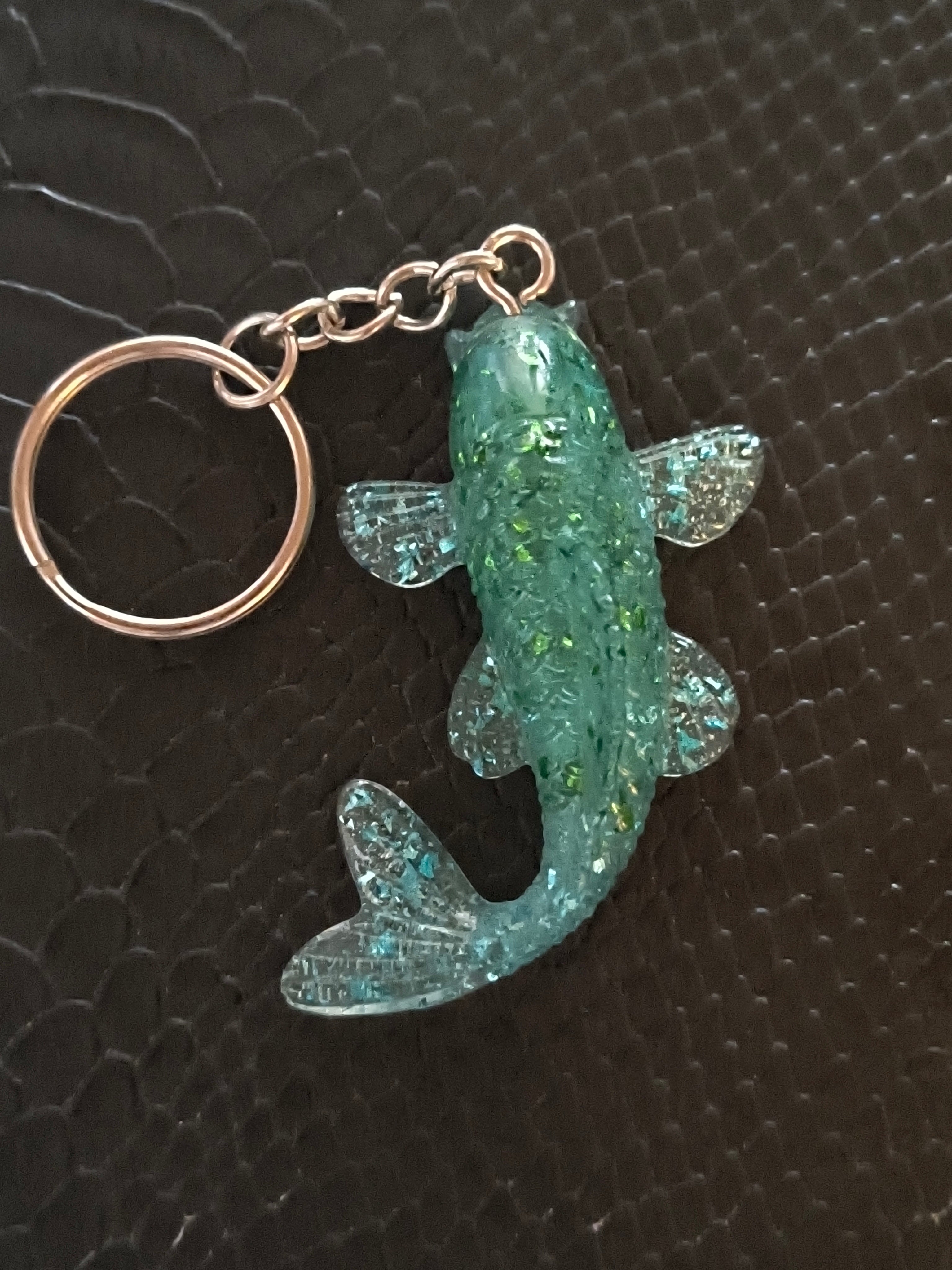 Porte clef carpe koi