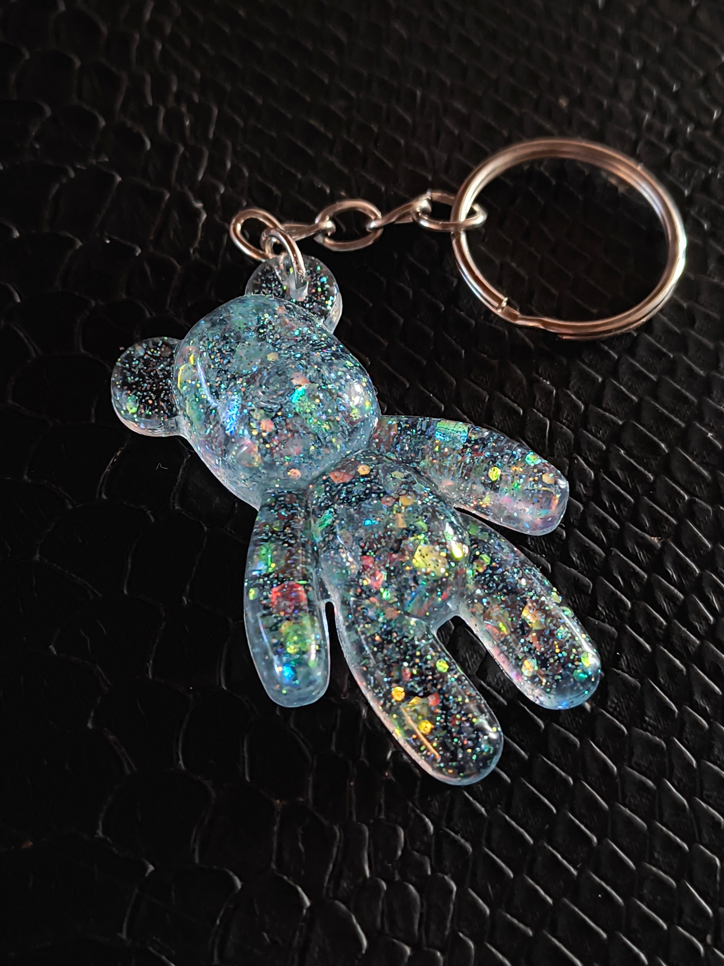 Porte clef ourson plat