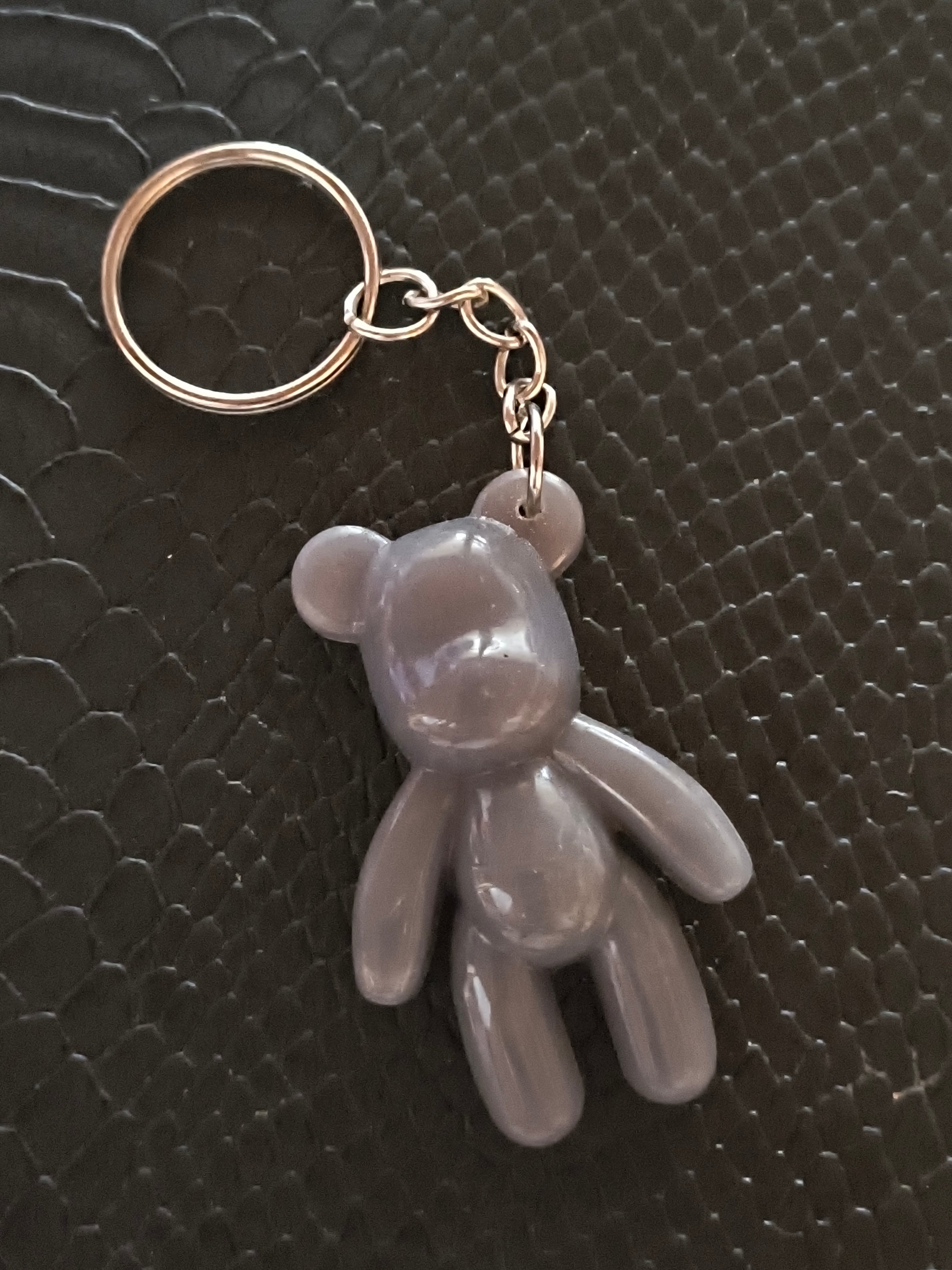 Porte clef ourson plat