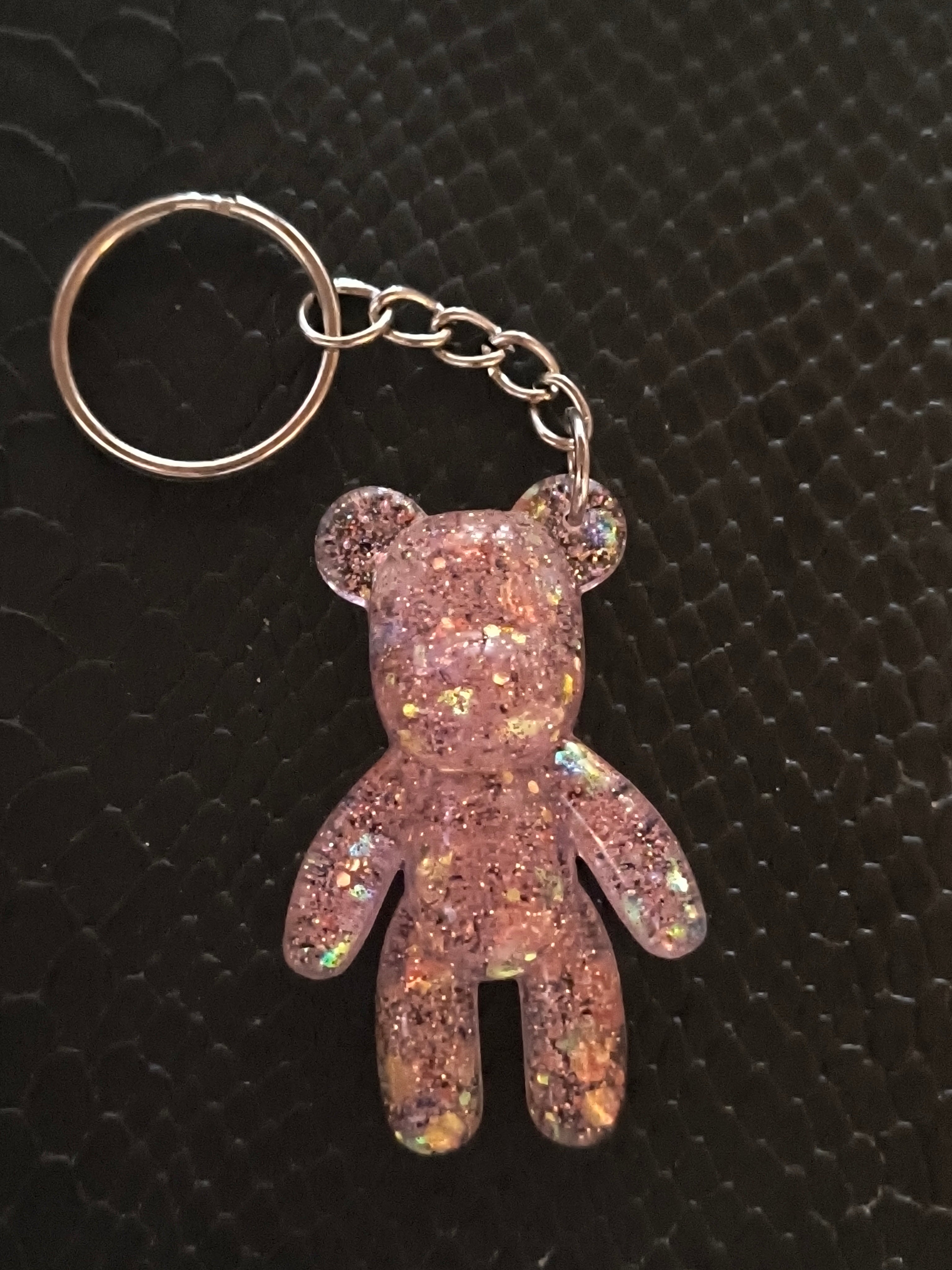 Porte clef ourson plat
