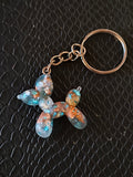 Porte clef petit chien ballon